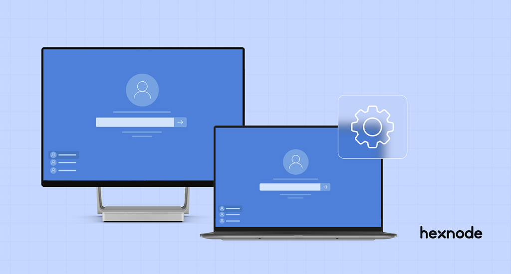 Hexnode's Windows local user management